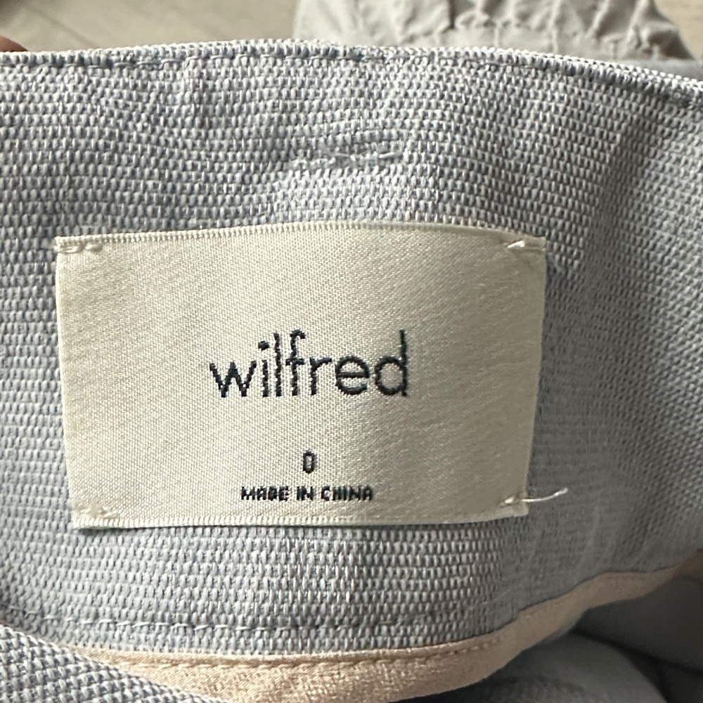 Wilfred Light Gray High-Waisted Shorts - Picture 3 of 3
